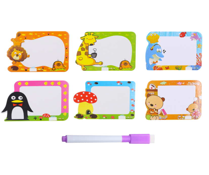 Mazací tabulka na kreslení a psaní s fixem 18 × 26 cm