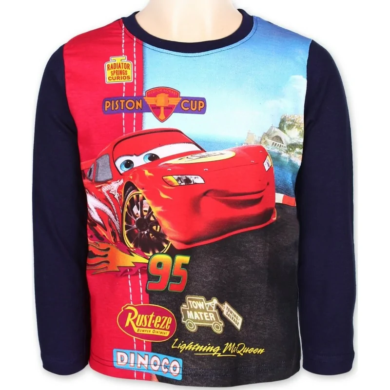 Maglietta per ragazzi Cars navy