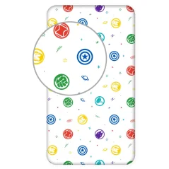 Cearceaf pentru copii Avengers 90x200 cm