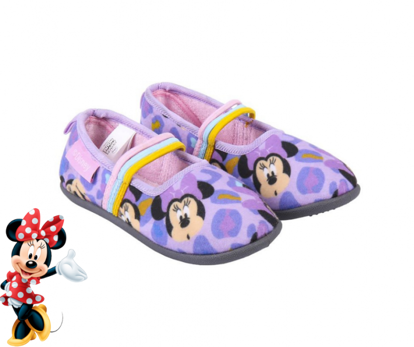 Dievčenské nazúvacie papuče Minnie Mouse