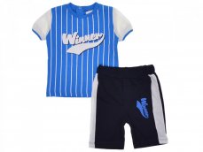 Set de vară pentru băieți- tricou și pantaloni scurți cu imprimeu WINNER