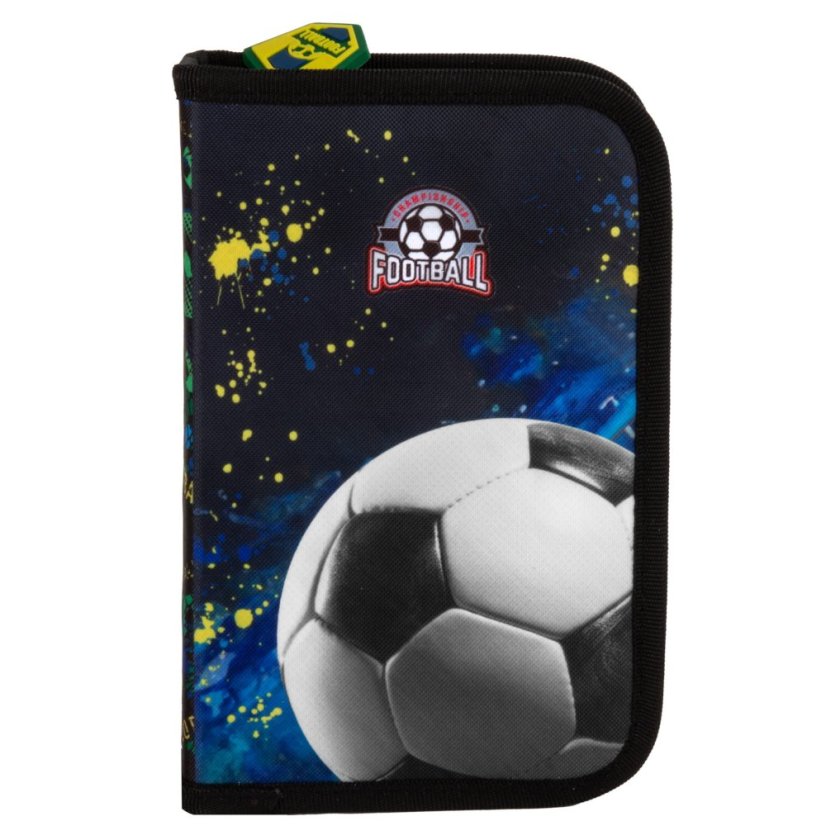 Penál Fotbal jednopatrový s výbavou 20×13×4 cm
