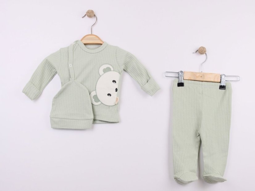 Completo per neonati 3 pez. Orso 56/62