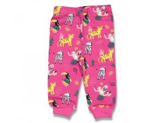 Pantaloni bebe ZOO rosu