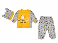 Set 3 pezzi vestiti per neonati Elefante 56