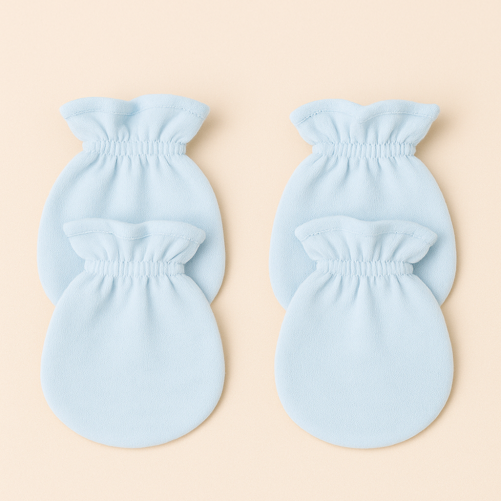 Guanti Neonata 4 Paia Guanti Anti-Graffio Per Neonati - Rete - Foto 5