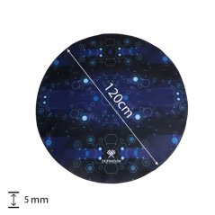 Covoraș rotund pentru gaming sub scaun, 120 cm