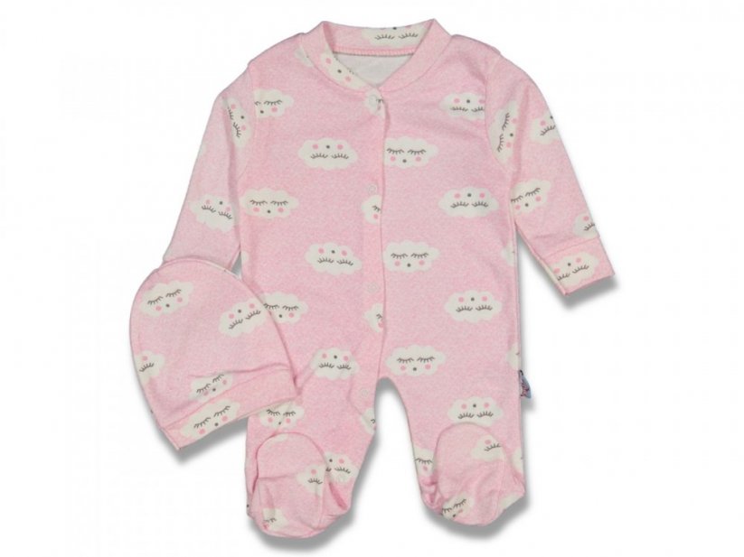 Tutina neonata Nuvole rosa