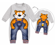Detský overal šedý Tiger