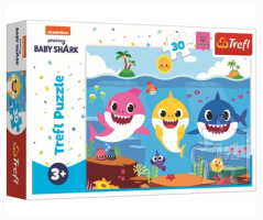 Baby Shark puzzle 27x 20 cm, 30 pezzi