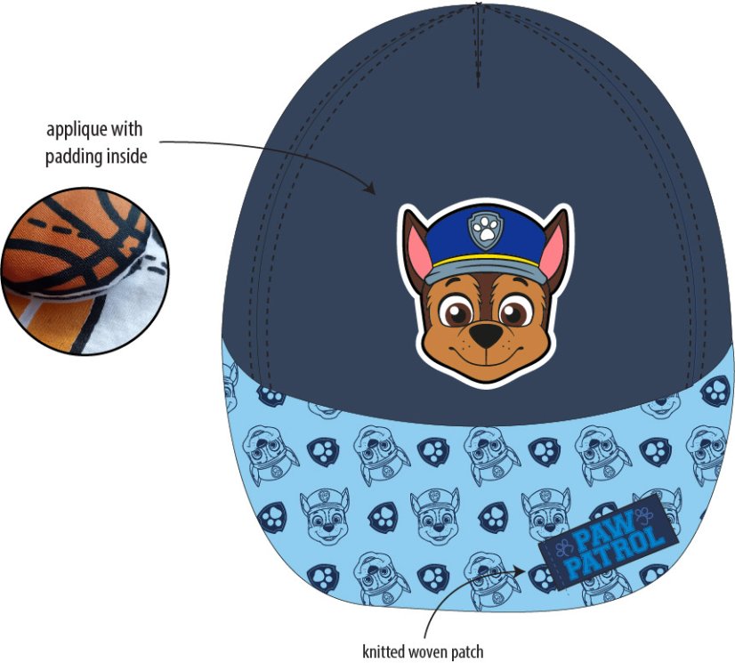 Baby dětská kšiltovka Paw Patrol