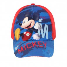 Cappellino visiera rosso Mickey 54