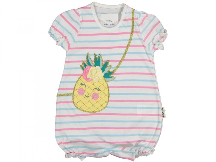 Kojenecký letní overal Ananas - Velikost: 68