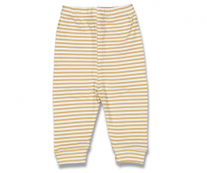 Pantaloni per neonati bianco-marrone