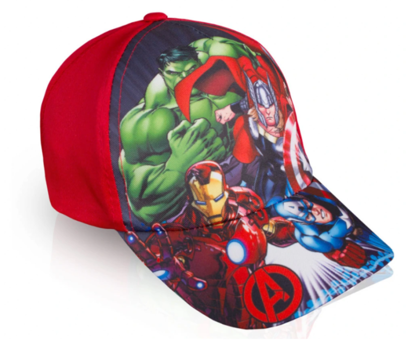 Sapcă pentru baieti Avengers rosu 56