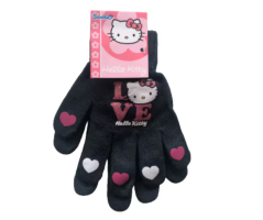 Mănuși Hello Kitty gri