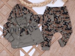 Trening pentru copii Dude camuflaj, 3 piese