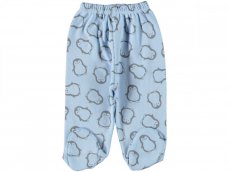 Pantaloni cu botosei bebe Penguin blu 62