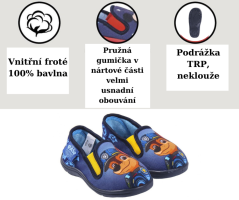 Chlapecké bačkory Paw Patrol