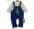 Set din 2 piese – tricou și pantaloni din denim cu bretele Rabbit