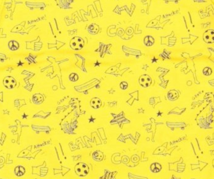 Body senza maniche per bambini giallo Cool