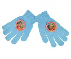 Dievčenské rukavice modré Elena z Avaloru