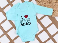 Body dl. rukáv I Love Mum & Dad