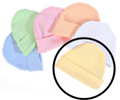 Căciulă pentru bebelusi Baby galben
