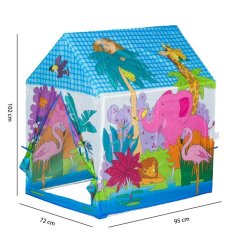 Dětský stan Zoo domeček 102 × 95 × 72 cm