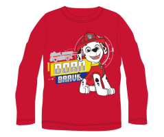 Bluză cu mâneca lungă Paw Patrol rosu