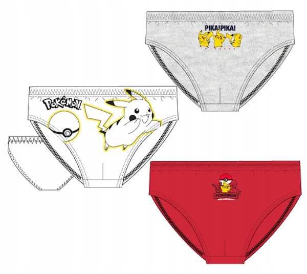 Chlapecké slipy Pokémon 3 pack