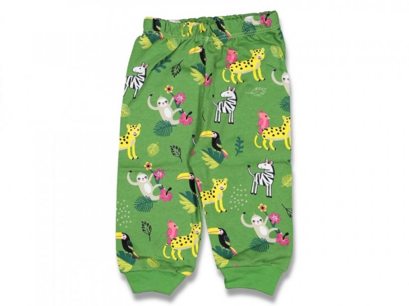 Pantaloni per neonati ZOO verde 62