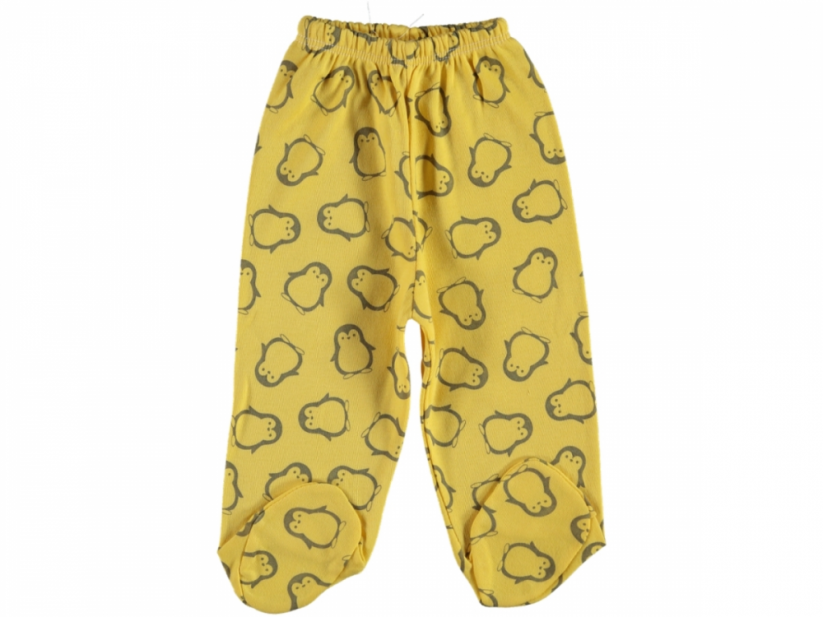 Pantaloni con piedini giallo Pinguino 68