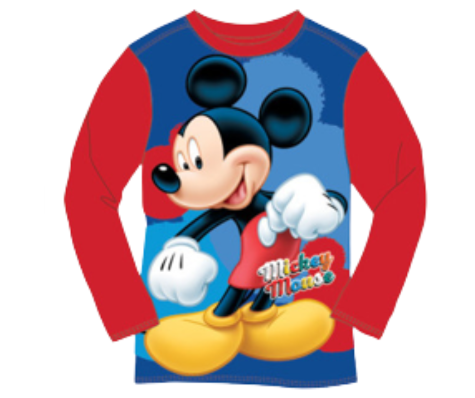 Maglietta da ragazzi Mickey rosso Taglia: 92 ::