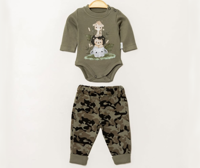 Compleu pentru copii hanorac, pantaloni, body Army