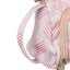 Astuccio rosa doppio scomparto con motivo
