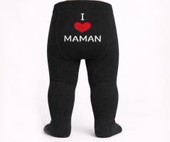 Ciorap cu chilot copii I Love Maman