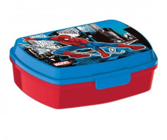 Dětský plastový svačinový box Spiderman