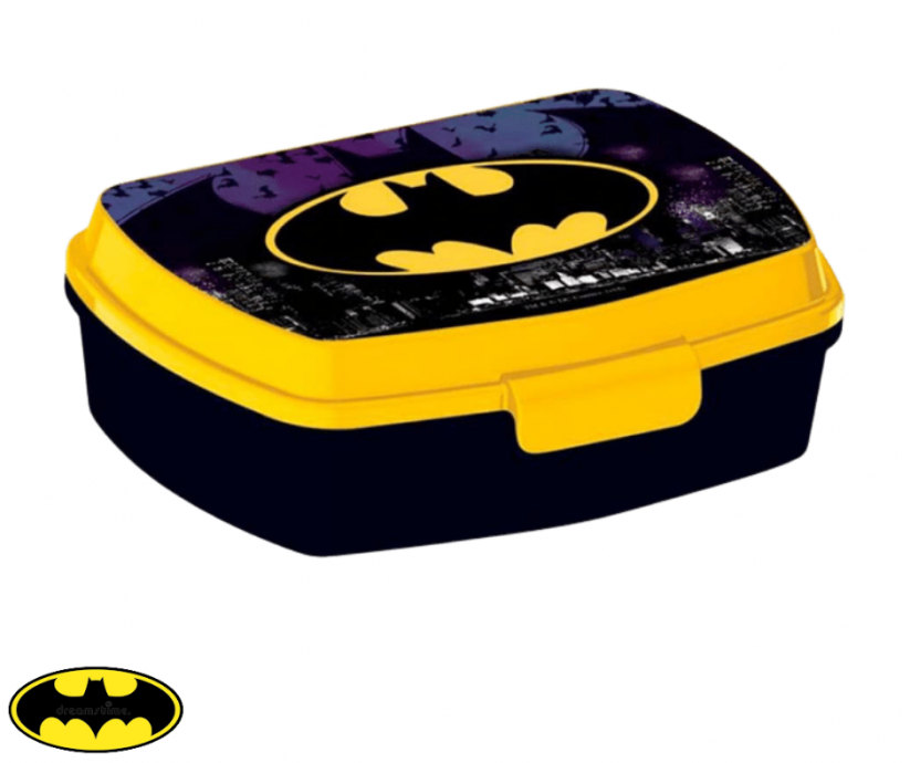 Detský plastový desiatový box Batman