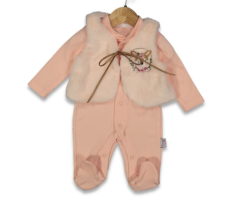 Completo per bambini in 2 pezzi – tutina e gilet Cerbiatto