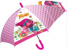 Umbrelă semi - automată pentru copii Trolls  | Ø83 cm