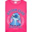 Maglietta a maniche lunghe Stitch fuchsia