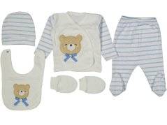 5 dílná kojenecká souprava Bear 56