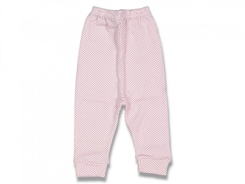 Pantaloni per neonati rosa Pois