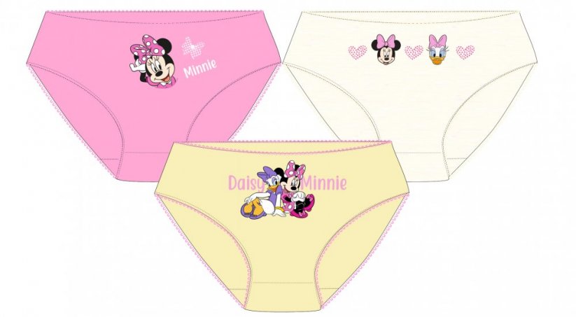 Dievčenské nohavičky Minnie 3 pack