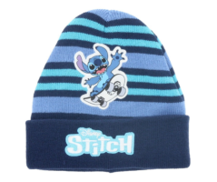 Dětská čepice Stitch tm. modrá 54