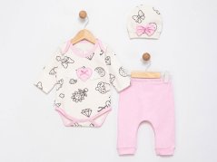 Completo 3 pezzi Wings – body, pantaloni e cappellino