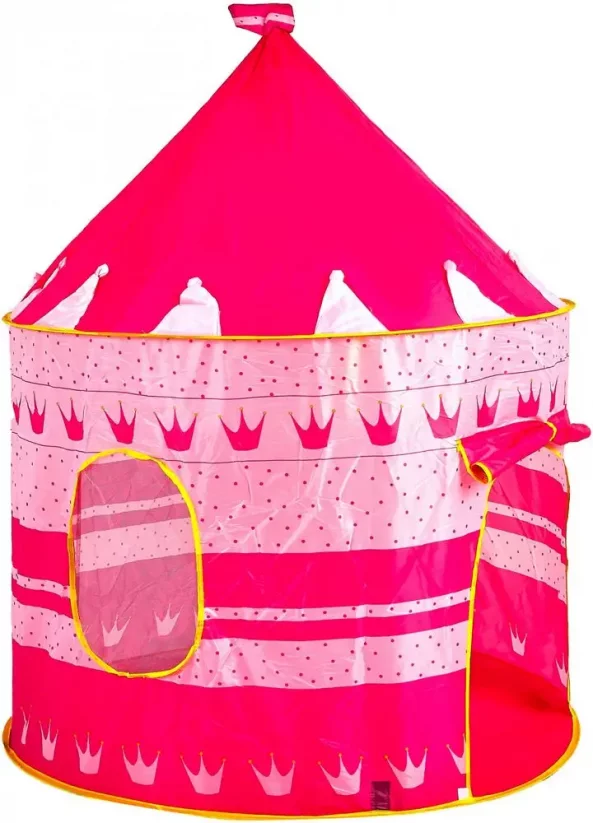 Dětský stan, růžový hrad