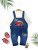 Set din 2 piese – tricou și pantaloni din denim cu bretele Car