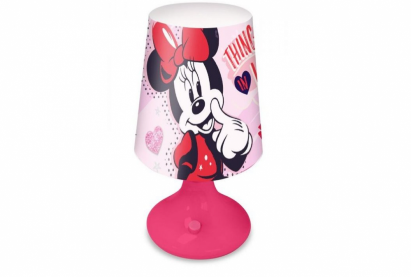 Noční stolní LED lampička Minnie Mouse 18x9 cm